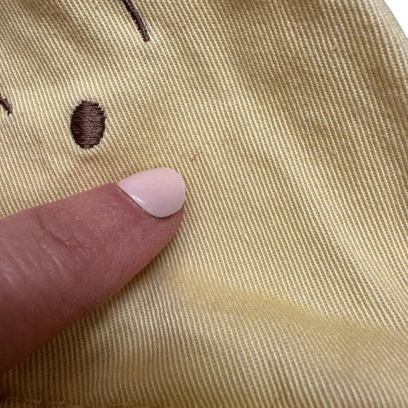 Vintage Classic Pooh Disney Beanie Hat w/Ears Yellow Size 0-6M - Picture 7 of 7